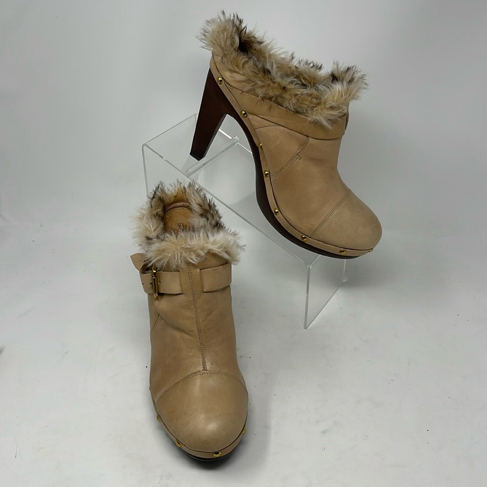 BCBGENERATION ‘Millard’ Fur Lined Platform Clogs